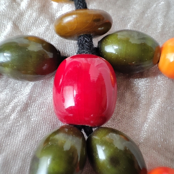 Vintage Wooden Lacquer Varnish Upcycled Crib Toy Keychain - Picture 8 of 11